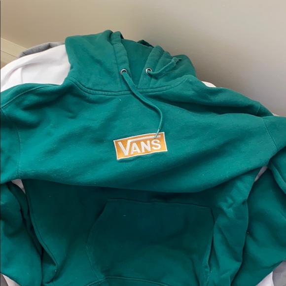 vans green sweatshirt